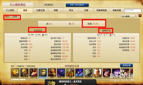 LOL怎檢視排位分數和英雄勝率