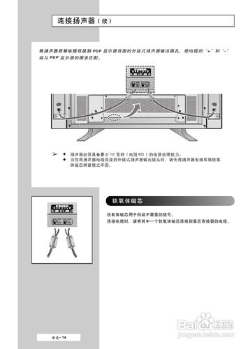 【說明書】三星PPM50M5HB液晶顯示器（一）