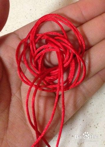 新手編織紅繩手鍊