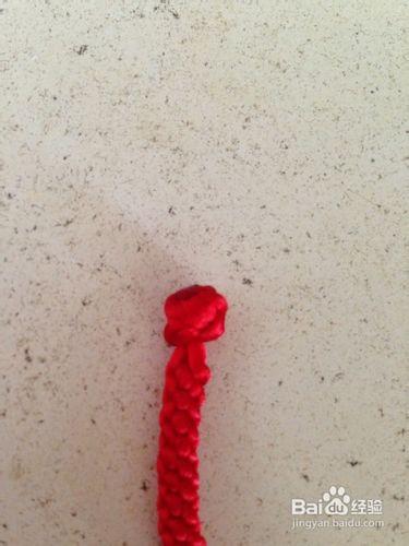 新手編織紅繩手鍊