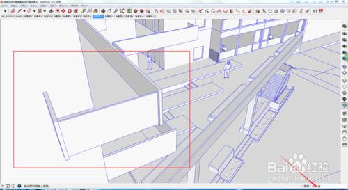 sketchup視角出現切面怎麼辦