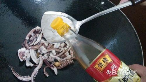 家常菜—爆炒魷魚須