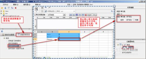 excel報表工具FineReport之許可權細粒度模板內容