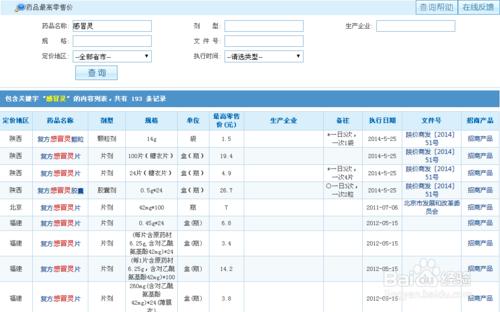 如何查詢醫保藥品目錄說明書價格和中藥圖譜處方