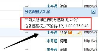 怎麼設定Sogou搜狗推廣組的分匹配模式出價