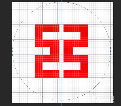 如何用photoshop畫工商銀行圖示