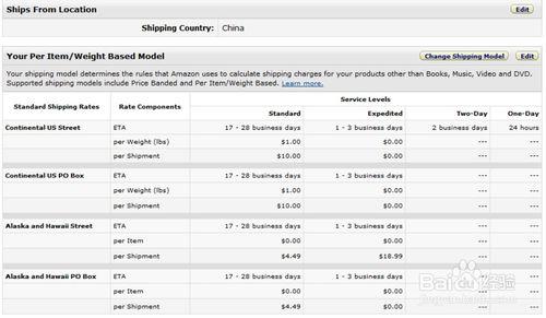 亞馬遜運費設定方法