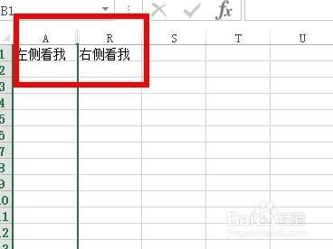 Excel中如何檢視相距較遠的兩列資料？