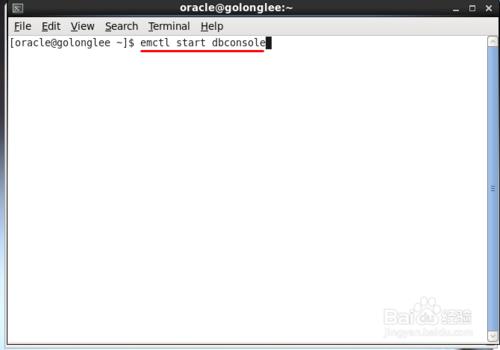 怎樣啟動oracle的em控制檯--Linux