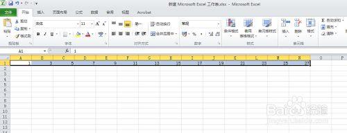 excel2010：[2]如何按行填充序列