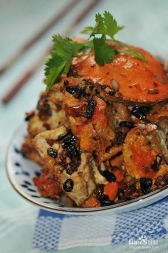 豆豉香辣蟹的做法