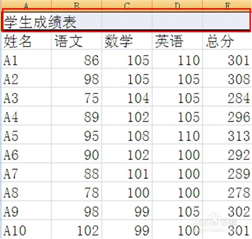 excel2007巨集的使用方法舉例“跨列居中”