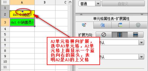 web自定義報表系統中的父子格如何設定