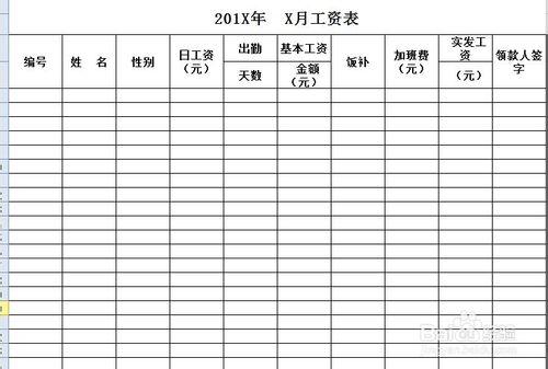 用EXCEL做的各種表格 超實用的