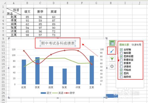 Excel裡如何插入組合圖！