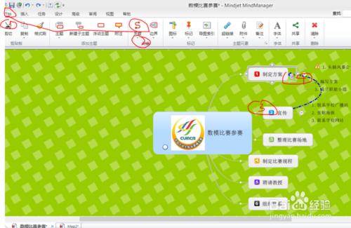 MindManager15.0（中文版）初學自制簡單導圖