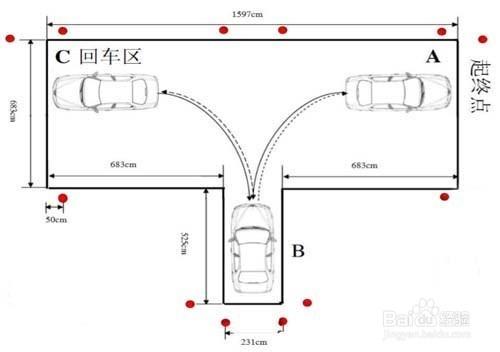 駕照考試：[3]科目二倒車入庫技巧