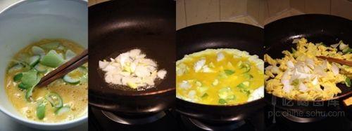 蔥炒蛋的做法