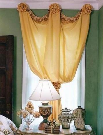 DIY“印花薄紗”窗簾