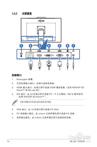 【說明書】華碩VG278H-C液晶顯示器