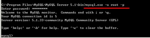 如何登入mysql？ cmd怎麼連線mysql資料庫