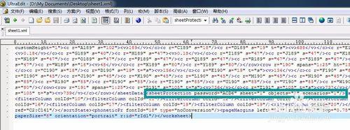 最簡單的取得Excel2007檔案工作表密碼的方法