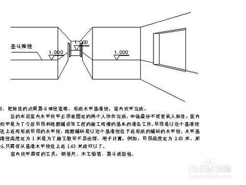 裝修之如何在室內找平3