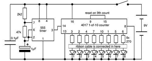 怎樣製作流水燈電路