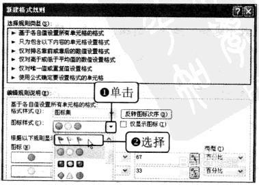 Excel2010中如何使用圖示集標示合格人員