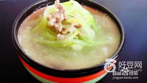 節瓜瘦肉湯（秋季佳品）