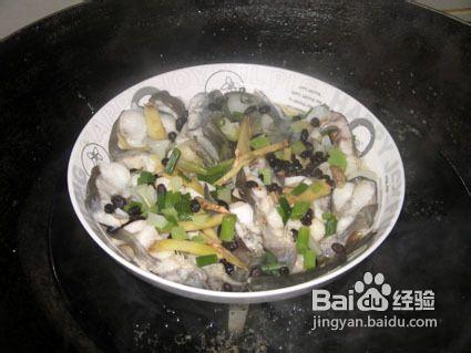 豆豉蒸鯰魚