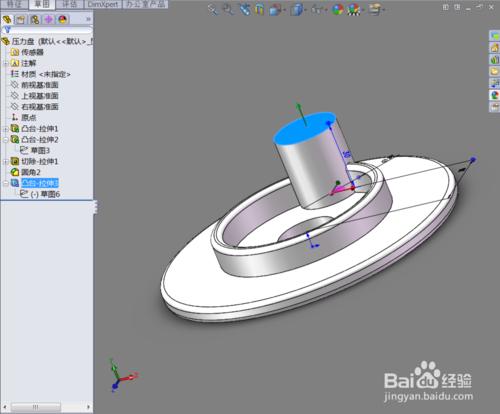 Solidworks：[2]用Solidworks製作一個壓力盤