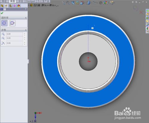 Solidworks：[2]用Solidworks製作一個壓力盤