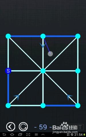 一筆畫blue world全部攻略：[12]第56～60關