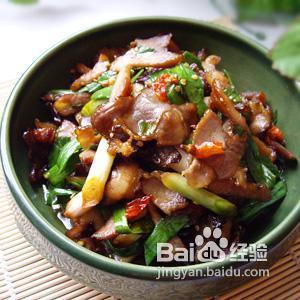 香蒜炒臘肉做法