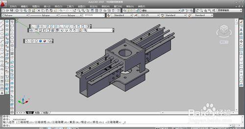 CAD三維建模後圖形輸出概念、三維線框消隱