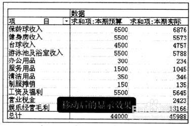 Excel2010 資料透視表中顯示的欄位內容重新組合