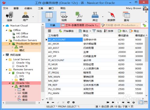 細說 Navicat for Oracle 實體屬性和儲存特性