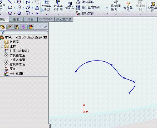 solidworks草圖教程：[8]樣條曲線