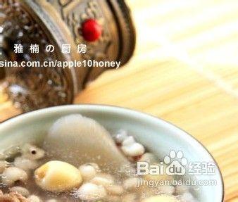 煲一碗秋日健脾美容湯——四神湯