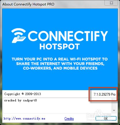 connectify pro v7.1 圖文破解教程