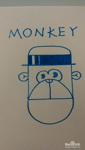 一分鐘簡筆畫-跟我一起畫猴哥MONKEY
