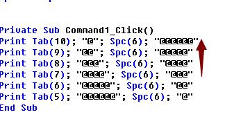 利用SPC()函式和tab()函式進行資料的輸入輸出