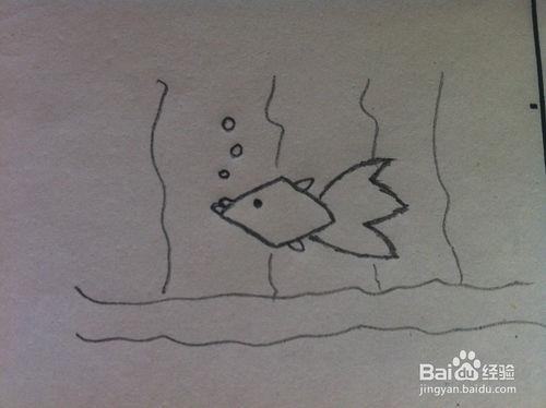 金魚怎麼畫——簡筆畫