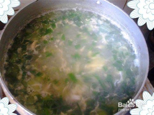 怎麼做雞蛋青菜湯