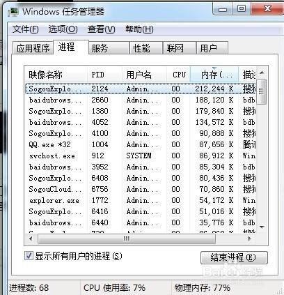 查詢電腦埠的使用情況