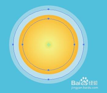 Adobe Illustrator做一個有光暈的太陽