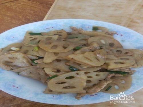 怎麼做藕片炒肉絲