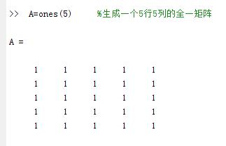 Matlab中空矩陣、零矩陣和全一矩陣的生成及應用