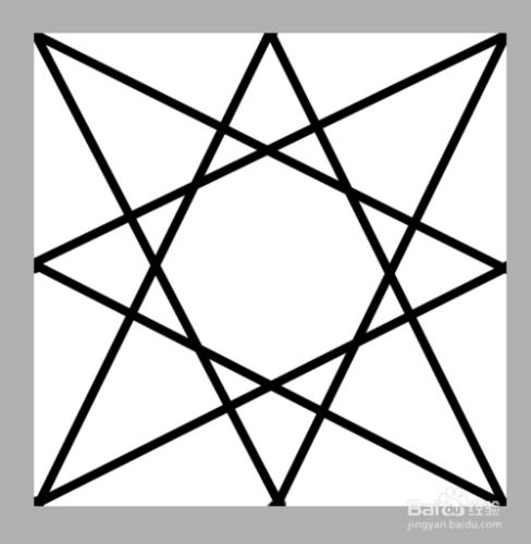 如何畫出六角星、八角星